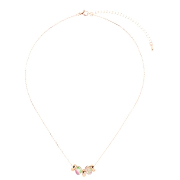 ✌🏼 #58 Floral Crystal Beaded Minimalist Spring Time Necklace - Picture 11 of 14